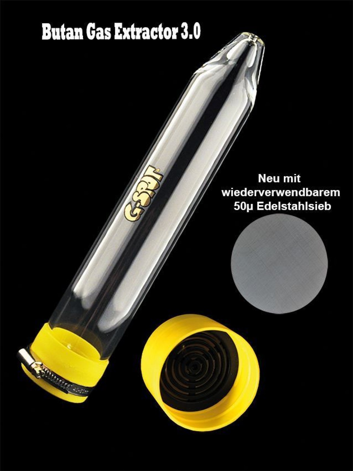 GSpot Butan Gas Extractor BHO Extraktor 3.0