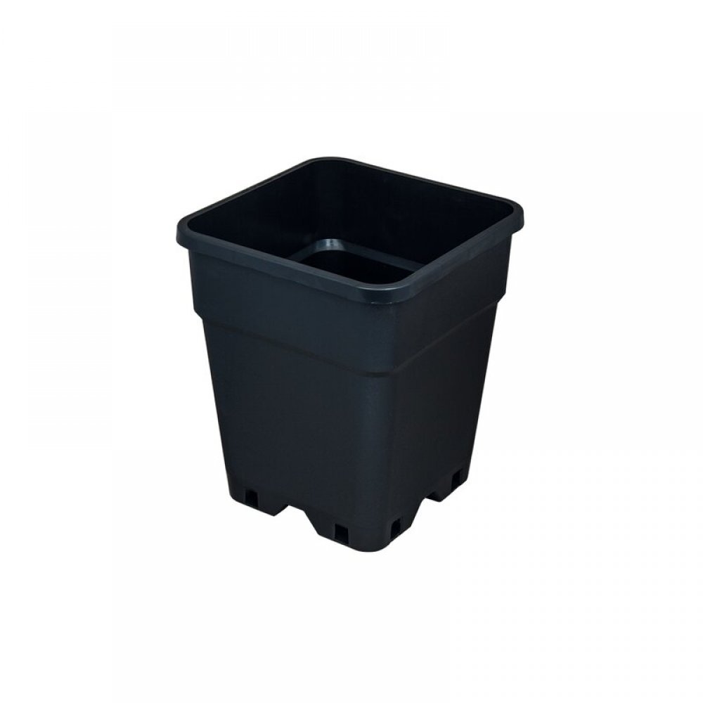 Imagro 3x Pflanztöpfe 30 Liter - Vierkant & Schwarz Für Garten